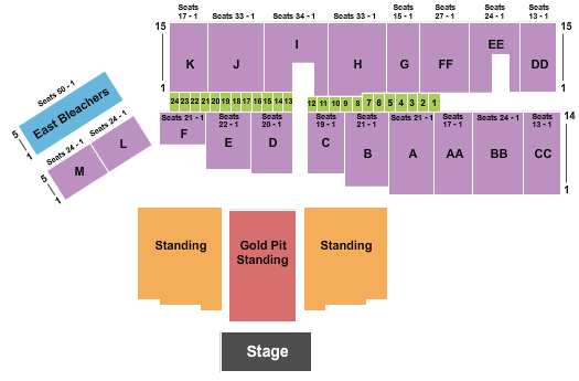 Allegan County Fair Melissa Etheridge Seating Chart